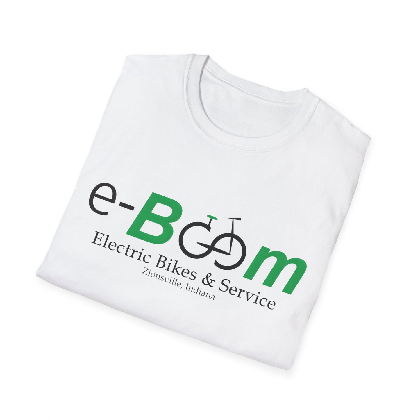 "Yes It's Electric. Yes I Passed You" (Back of shirt) Various colors. Unisex Softstyle T-Shirt