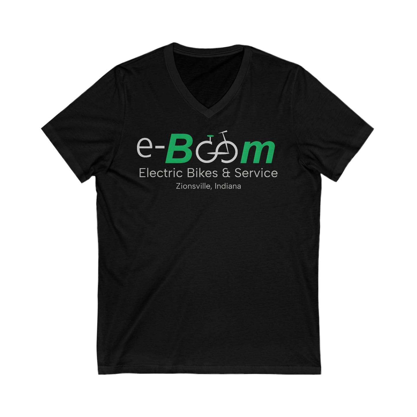eBoom Shop Tee Jersey Short Sleeve V-Neck Women's, Dark Colors
