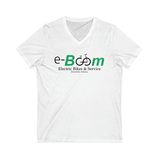 eBoom Shop Tee Jersey Short Sleeve V-Neck Women's Light Colors