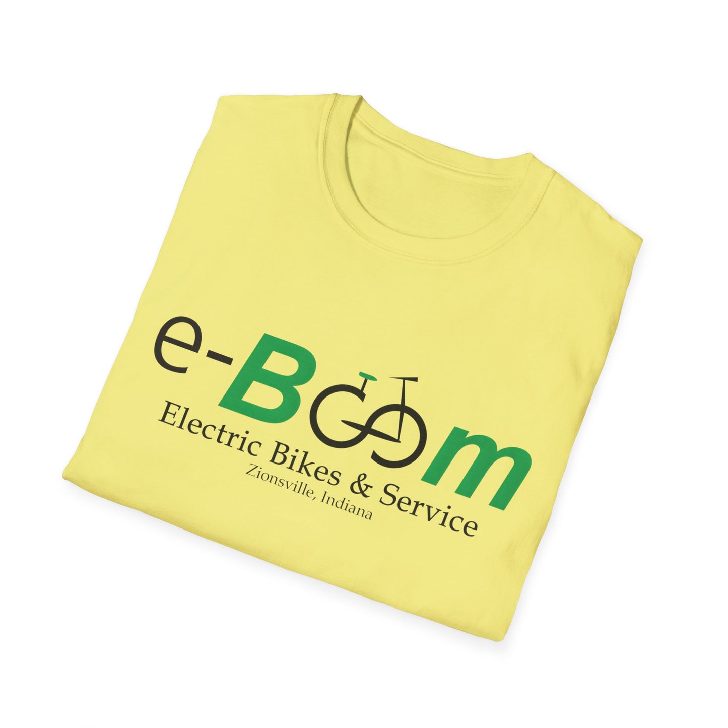 "Yes It's Electric. Yes I Passed You" (Back of shirt) Various colors. Unisex Softstyle T-Shirt