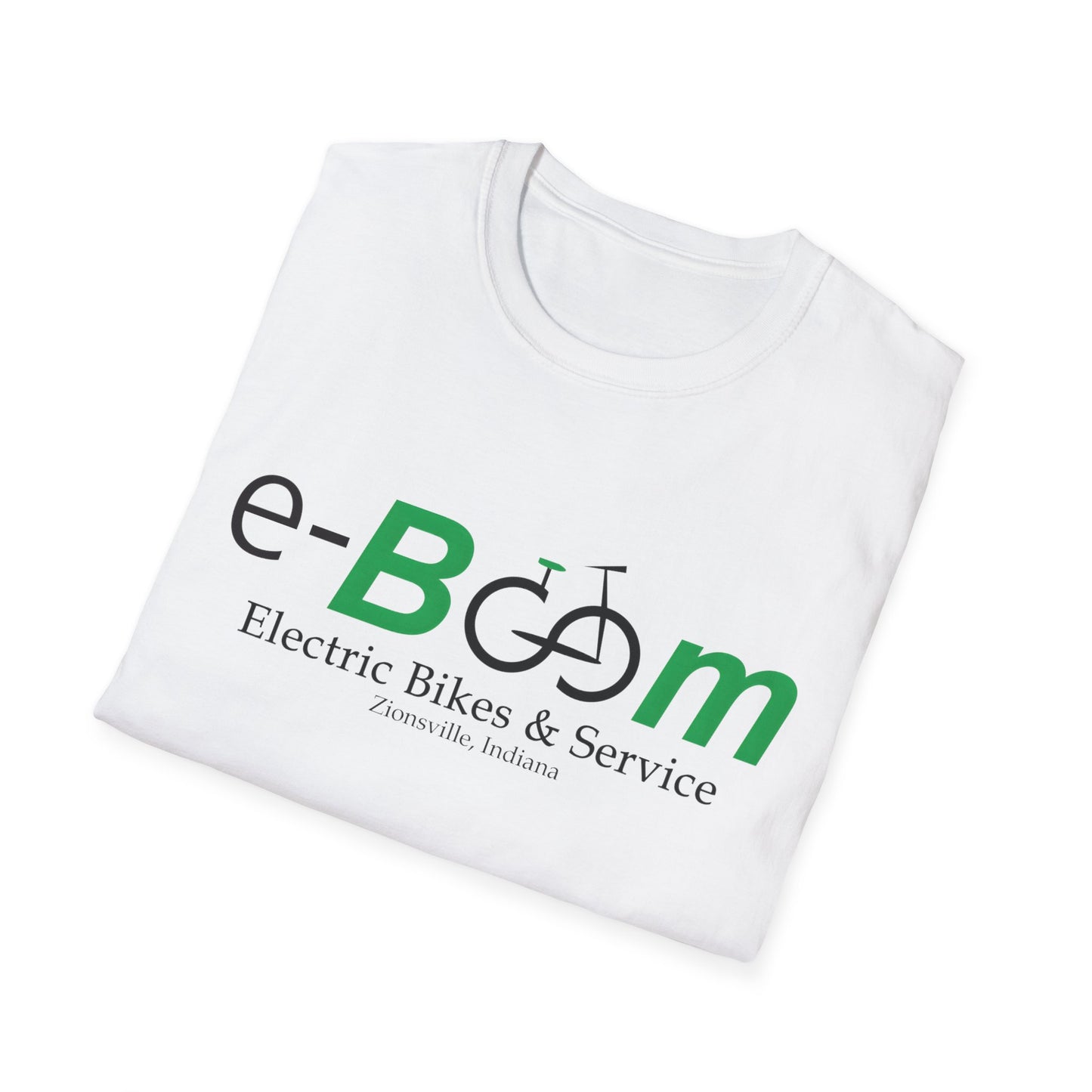 "eBoom Electric Bike Shop" Unisex Softstyle T-Shirt