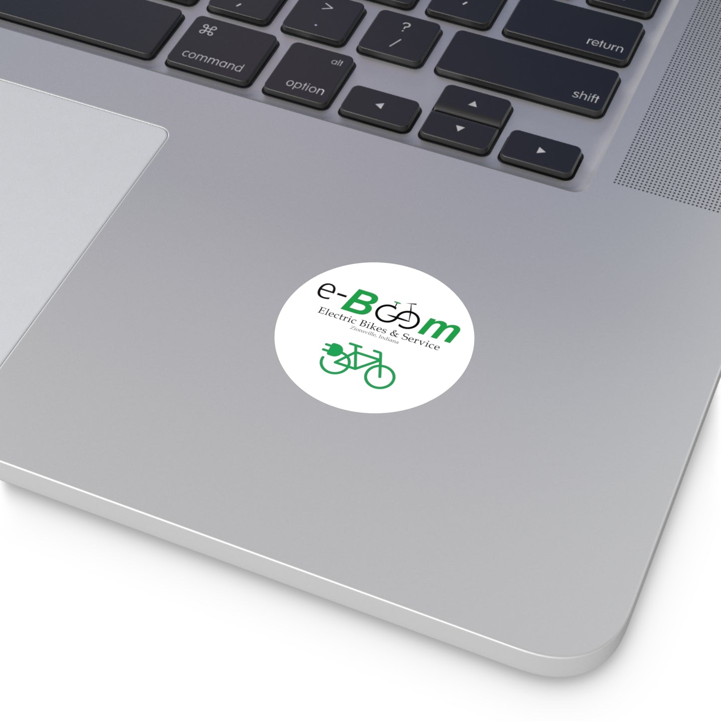 "eBoom Electric Bikes" Round Vinyl Stickers